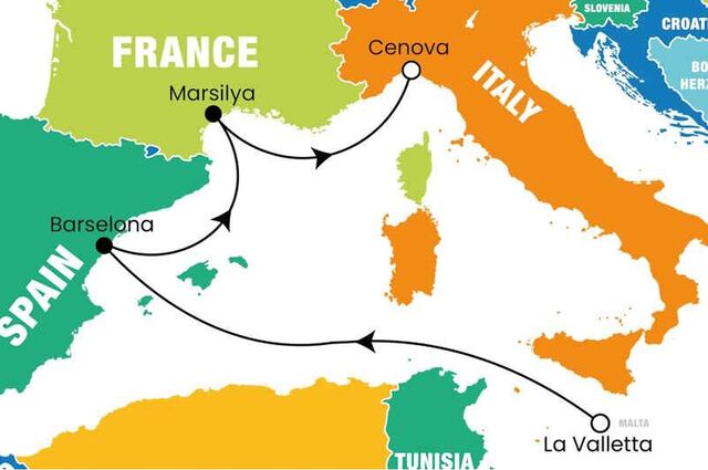 Msc World Europa ile Malta'lı Akdeniz